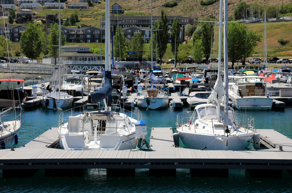 Docked Sailing Yachts