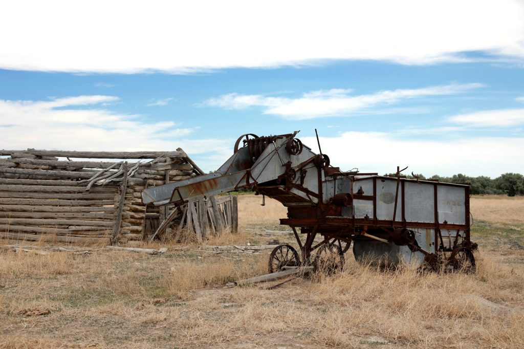 Antique barn and farm equipment