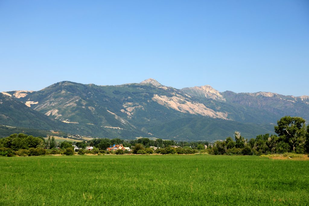 View from highway coming into Eded