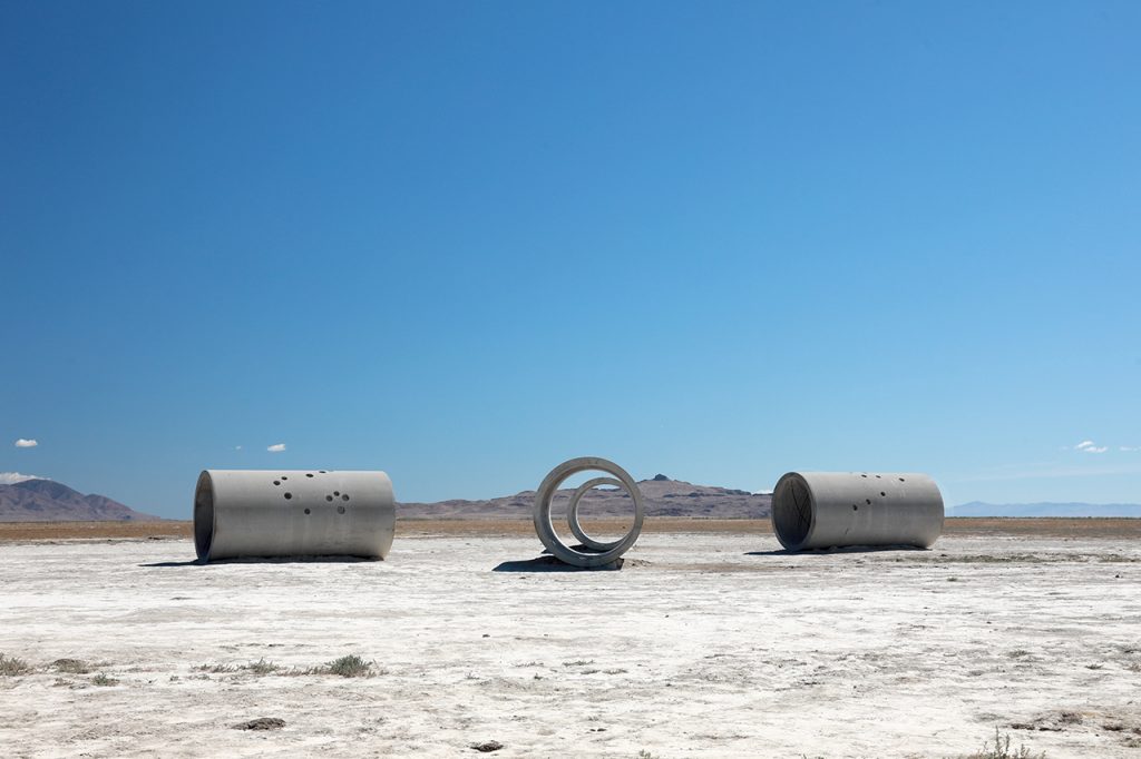 The four Sun Tunnels toward the east