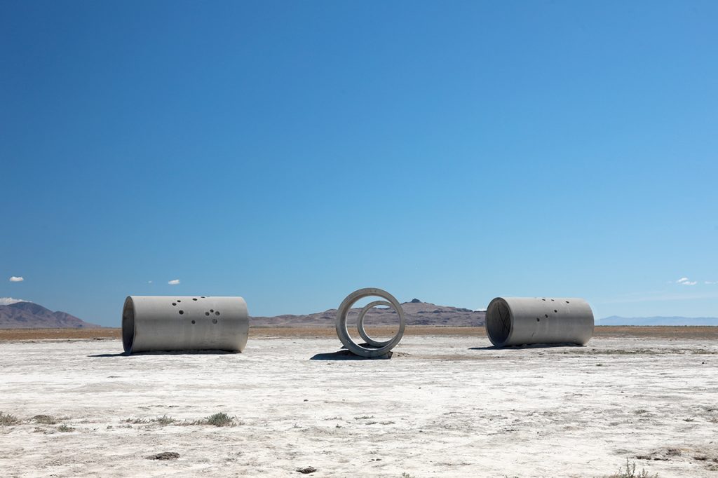 The four Sun Tunnels toward the east