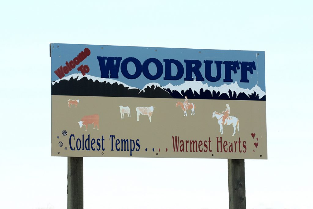 Woodruff Welcome Sign