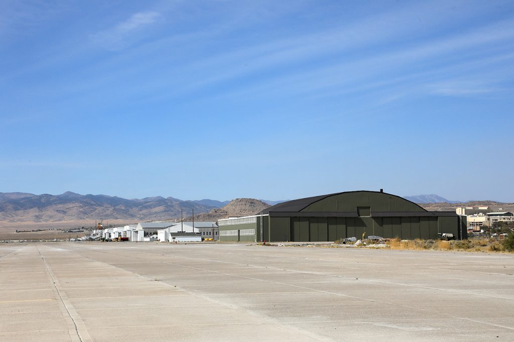 Wendover airfield B29 and other hangers